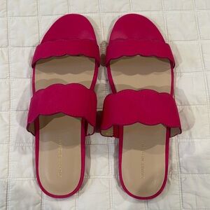 Stuart Weitzman Pink Flat Sandals Size 8 New w/o Box